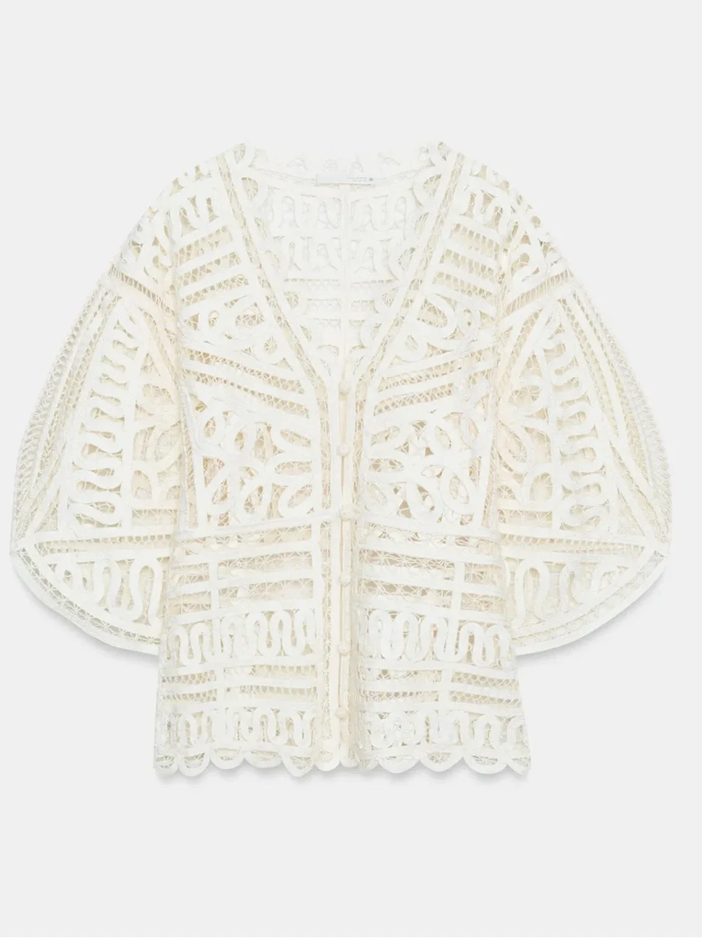 NWT Zara Woman Bloggers Fav ZW COLLECTION CROCHET TOP Size S Small